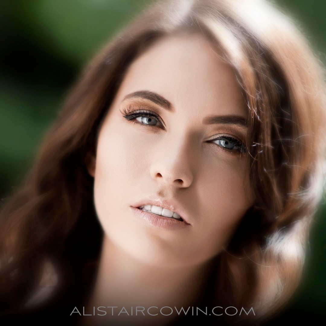 Photographed for Alistair Cowin's Beauty Book and the model's Portfolio