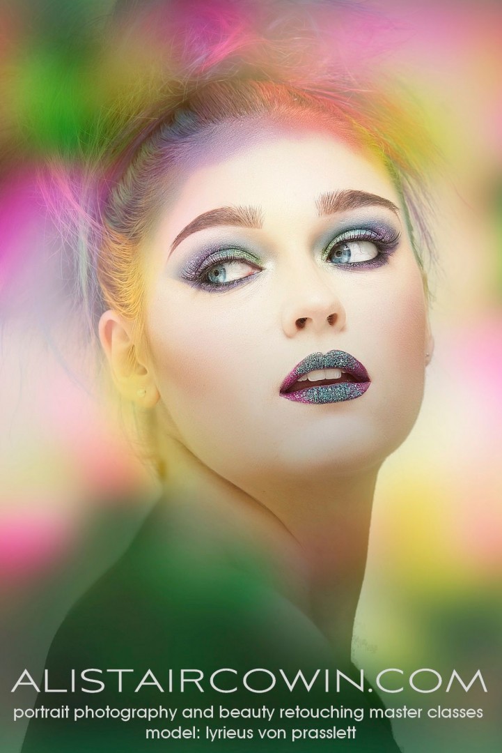 Photographed for Alistair Cowin's Beauty Books <br />
Model: Kim Cresswell  Makeup: Hannah Field