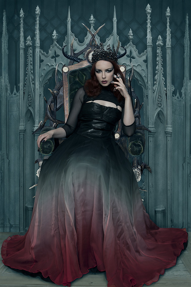 Photography and digital art by Sing Lo<br />
Gown by Afira<br />
Crown, makeup, model - me